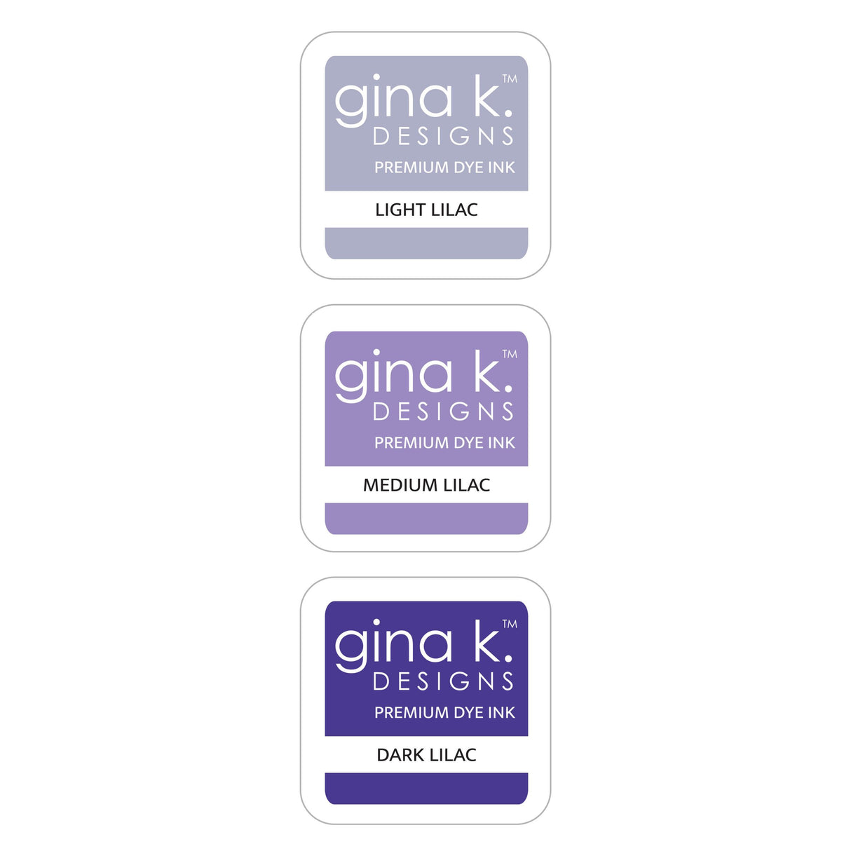 Gina K Designs Color Companions INK CUBE SET- Lilac
