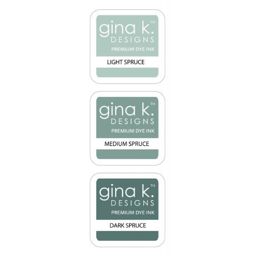 Gina K Designs Color Companions INK CUBE SET- SPRUCE