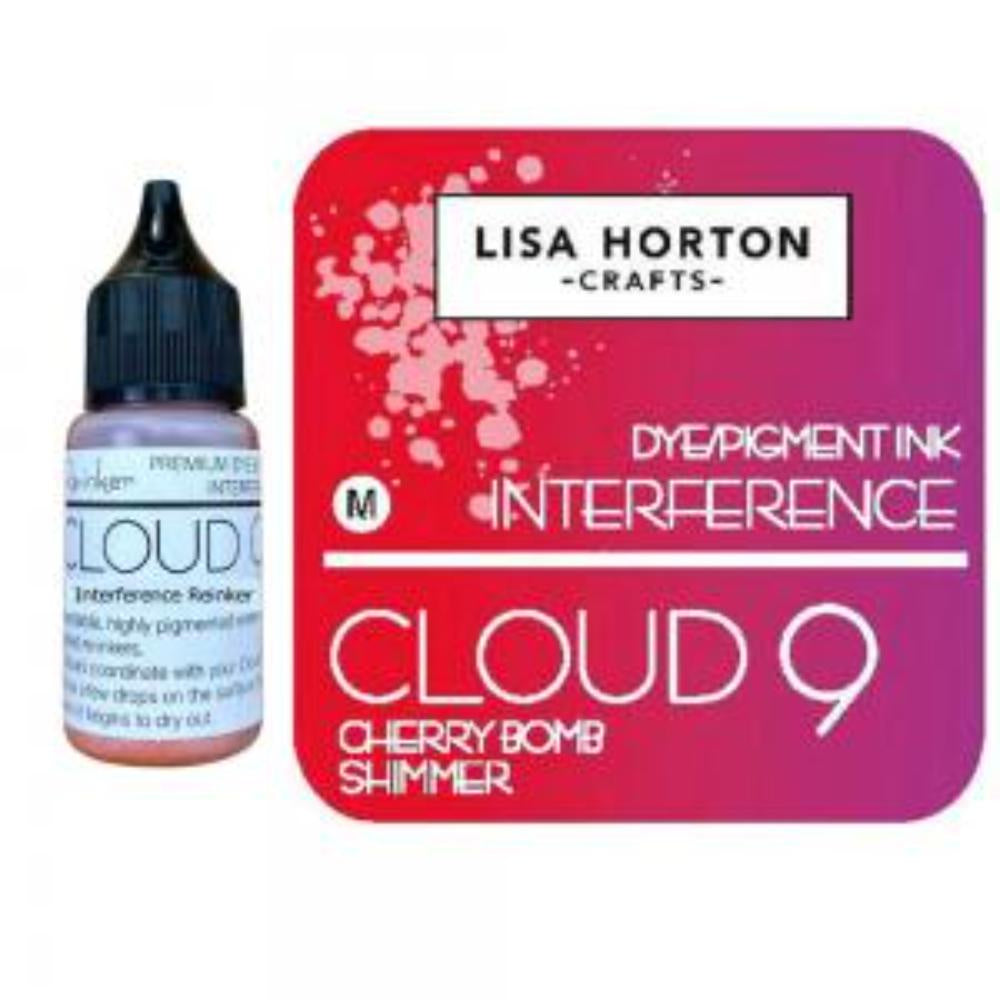 Lisa Horton Crafts Interference Ink - Reinkers - Cherry Bomb Shimmer