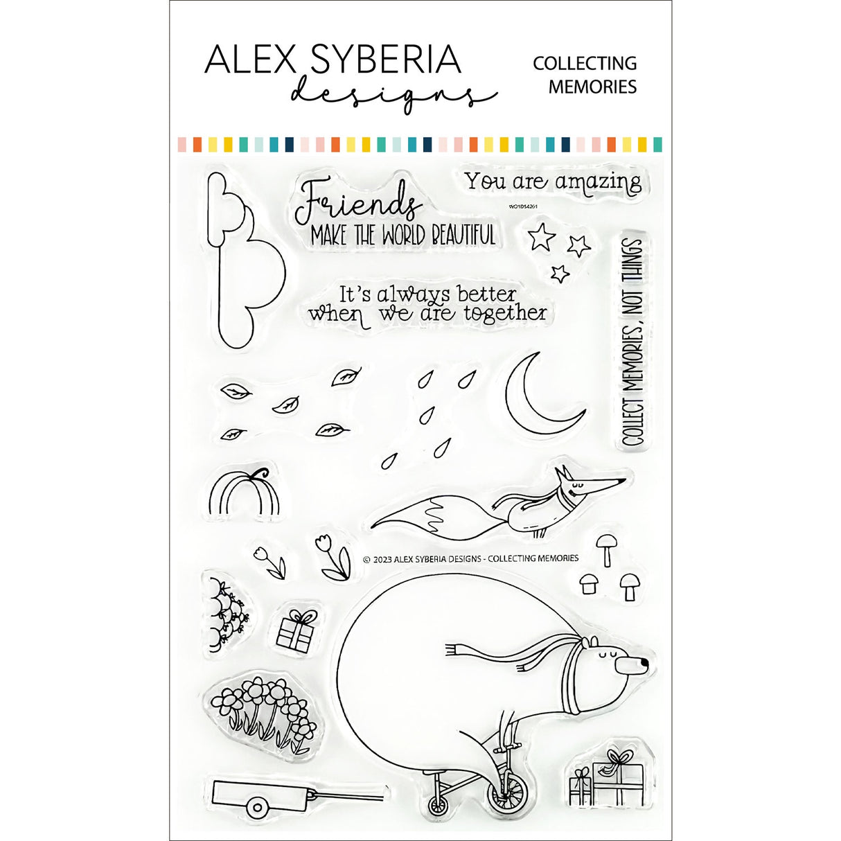 Alex Syberia Designs Collecting Memories Stamp Set