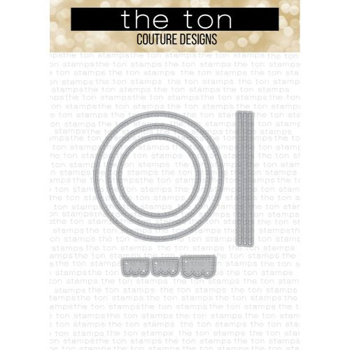 The Ton Stamps Confetti Shapes Circle Coordinating Dies