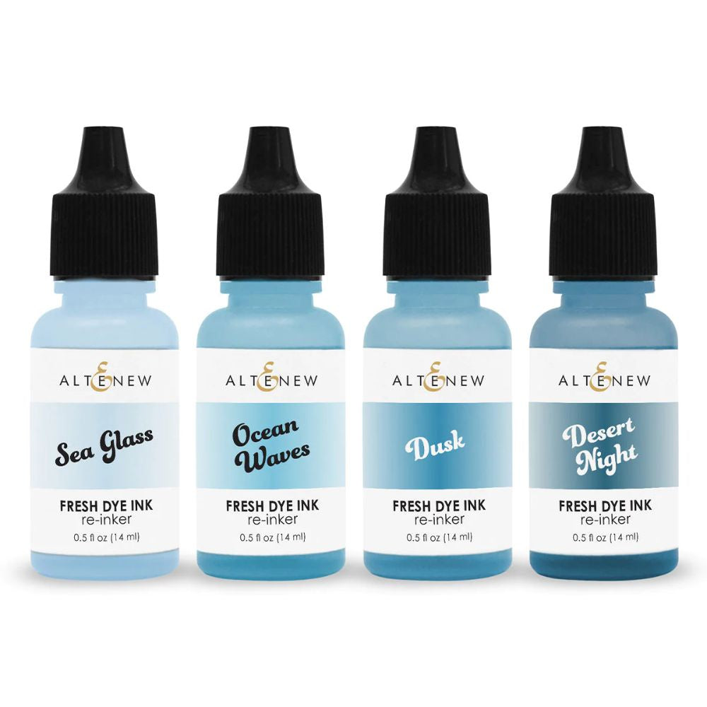 Altenew Cool Summer Night Fresh Dye Ink Re-inker Bundle - Complete Bundle
