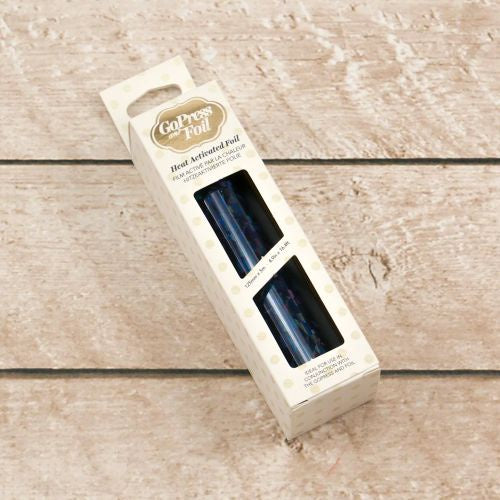 Couture Creations Foil - Black (Iridescent Triangular Pattern) - Heat activated