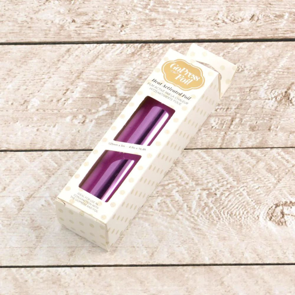 Couture Creations Foil - Purple (Matte Finish) - 125mm x 5m | 4.9in x 16.4ft