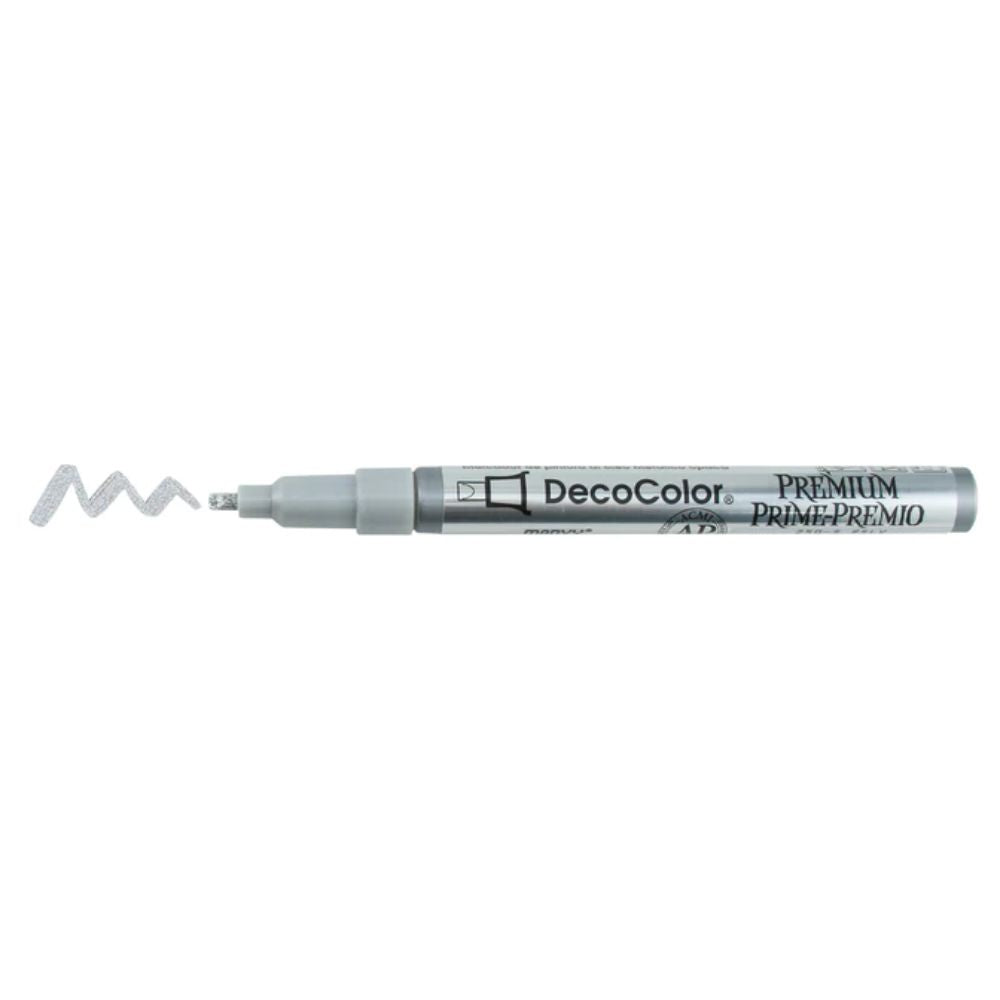 Spellbinders DecoColor by Marvy Uchida Premium Silver Metallic Marker from the Sealed by Spellbinders Collection