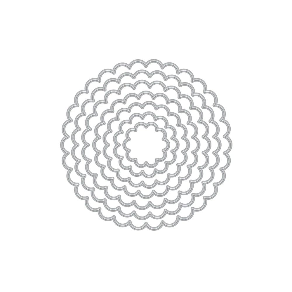 Hero Arts DF123 Scalloped Circles Infinity Dies