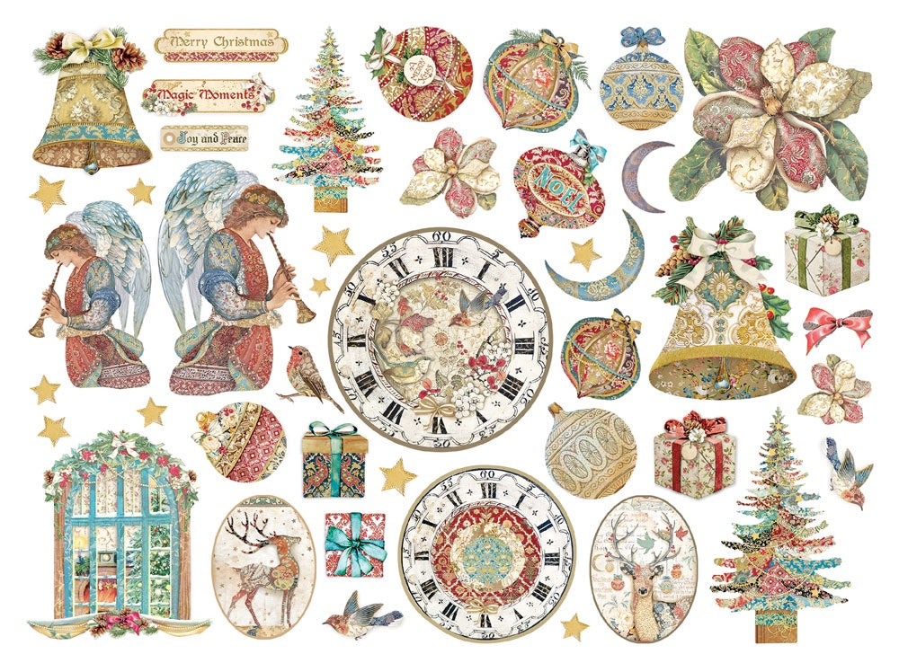 Stamperia Die cuts assorted - Christmas Greetings