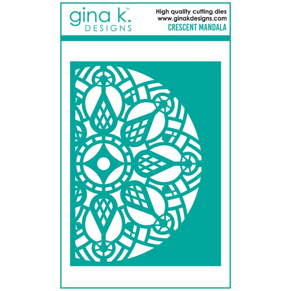 Gina K Designs *DIE- Crescent Mandala Die Plate