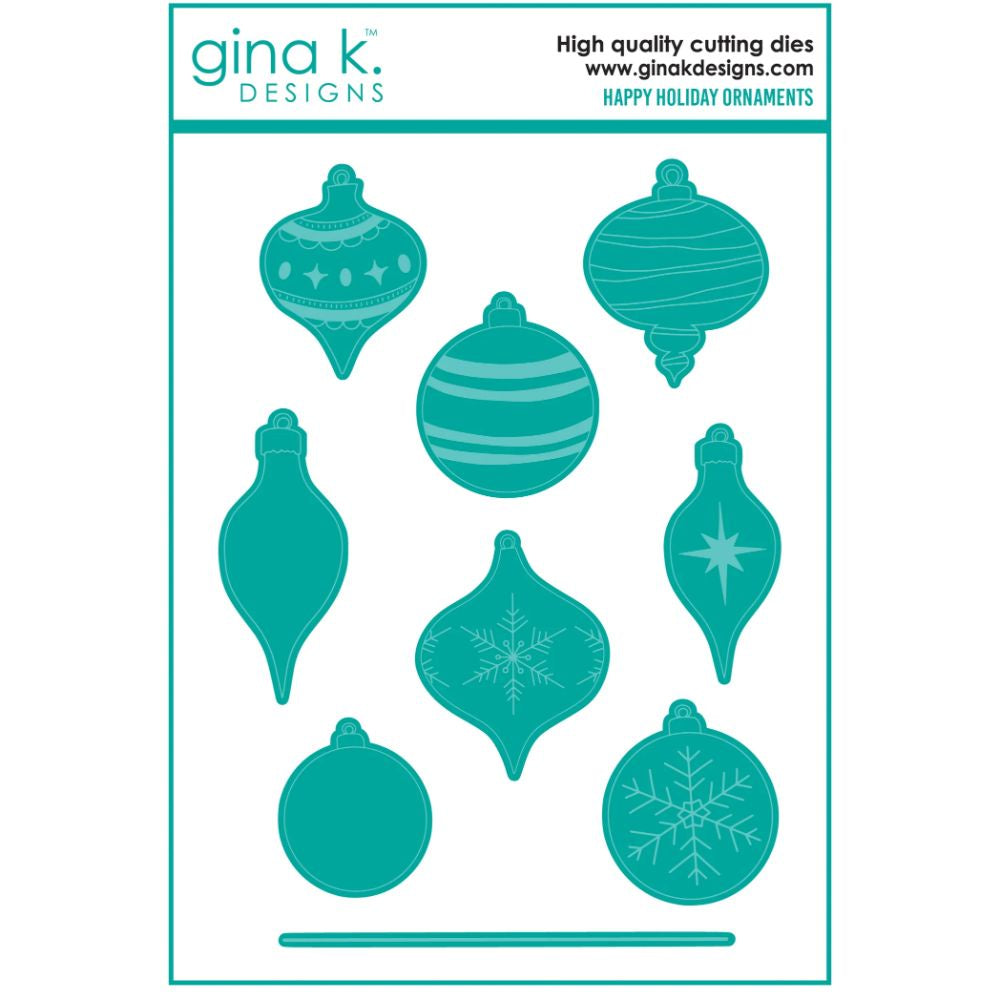 Gina K Designs Bundle - Happy Holiday Ornaments Retired