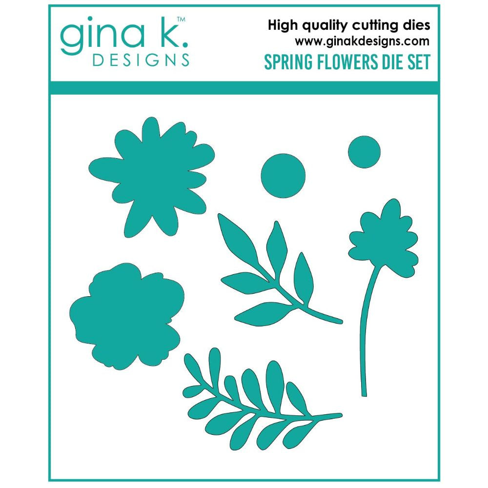 Gina K Designs DIE- Spring Flowers