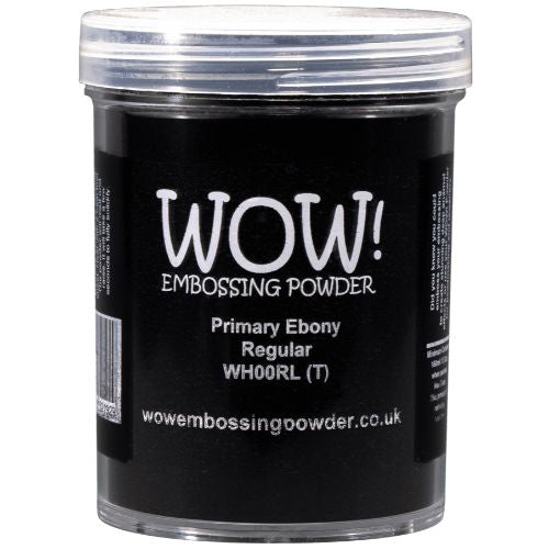 Wow Primary Ebony 160ml Jar- Regular (Large Jar)