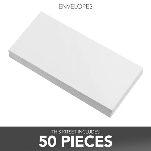 Couture Creations Envelopes - White Tall (50 pack) × 2