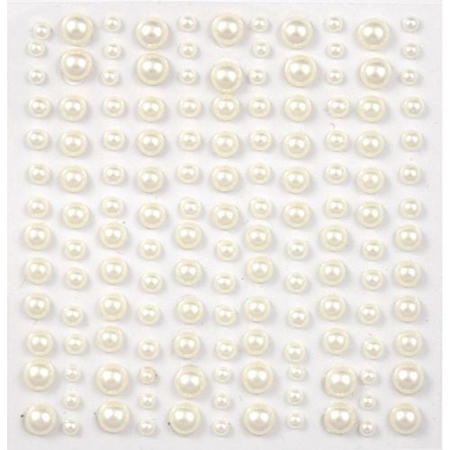 Craft Consortium Essential Adhesive Pearls 143/Pkg Natural Pearl