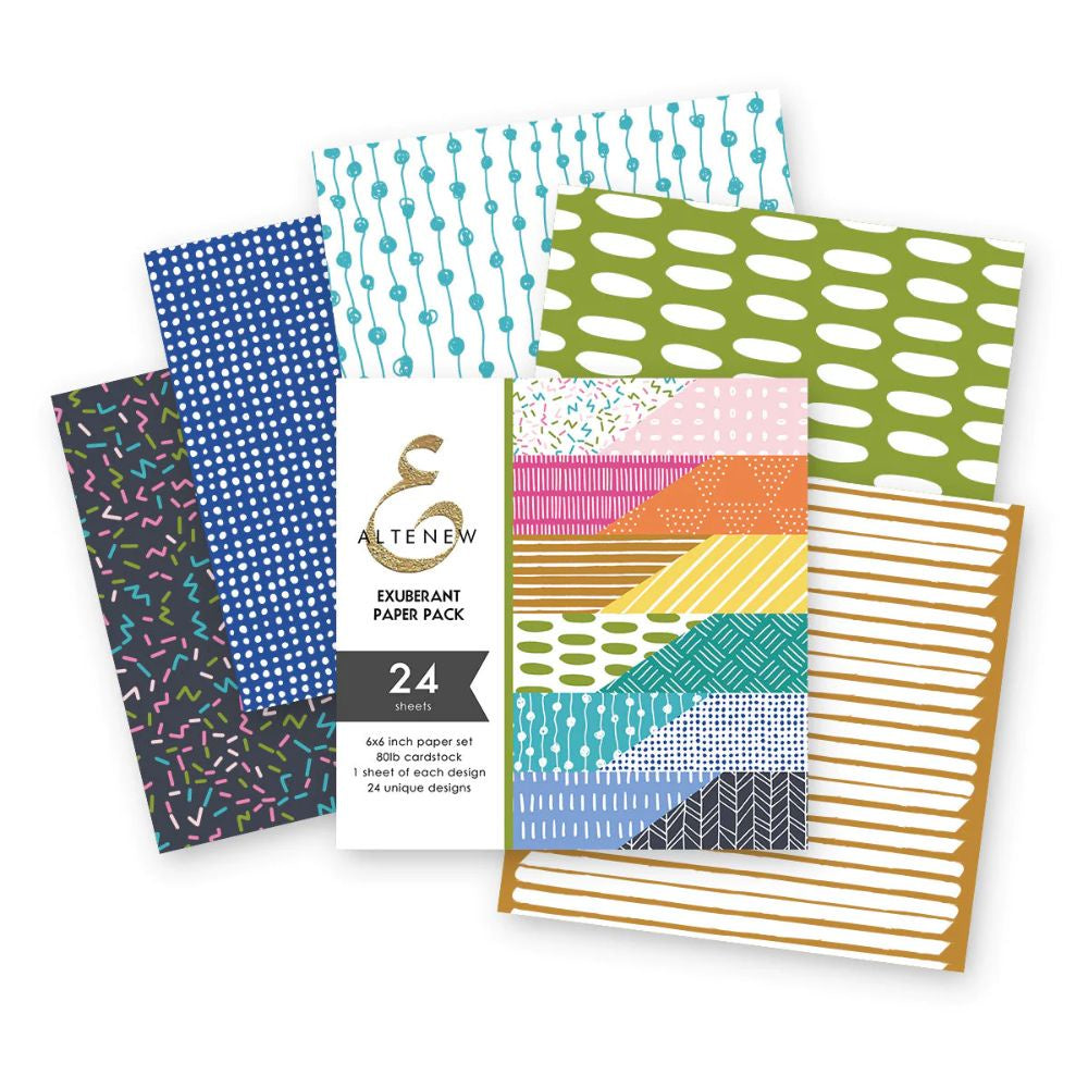 Altenew Exuberant 6x6 Paper Pack