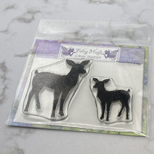 Fairy Hugs Stamps - Fawn & Doe