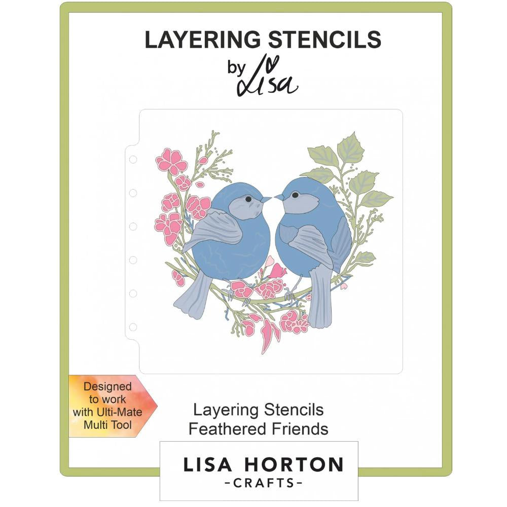 Lisa Horton Feathered Friends Layering Stencils