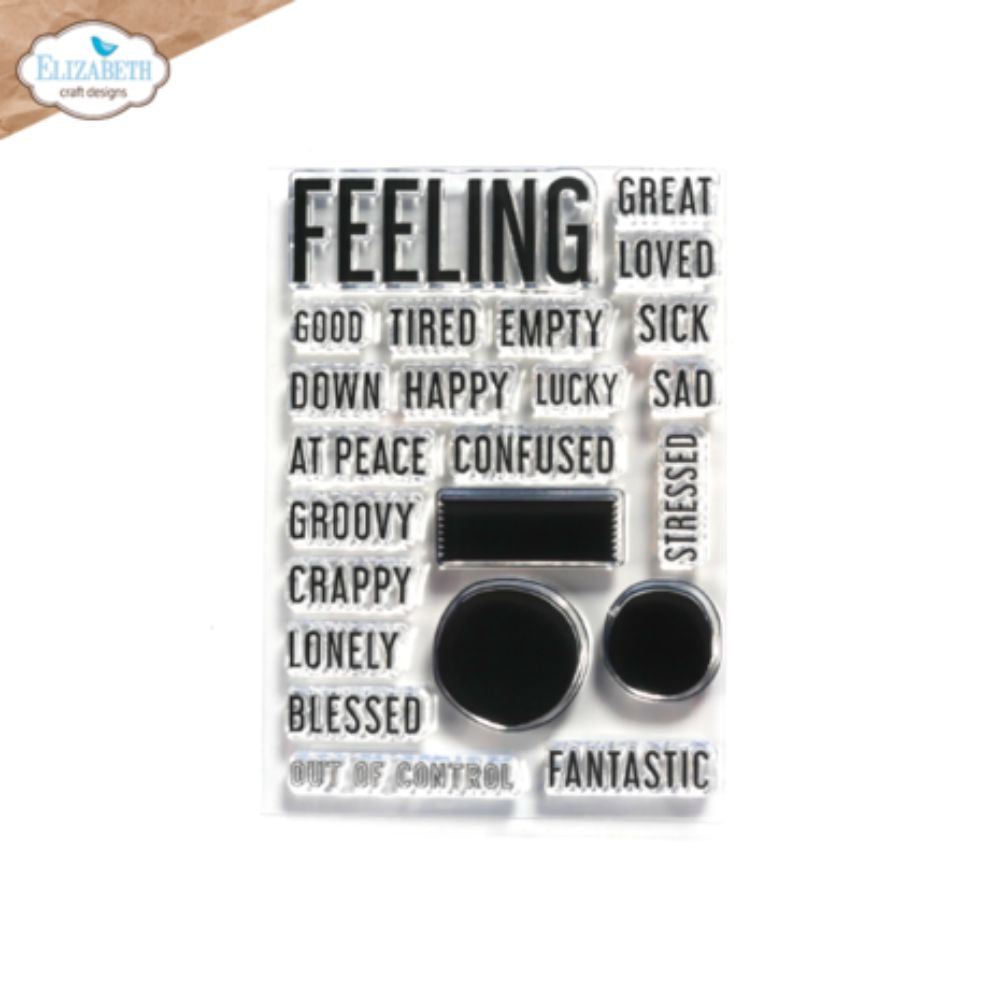 Elizabeth Craft Designs Feelings Stamps (CS315)