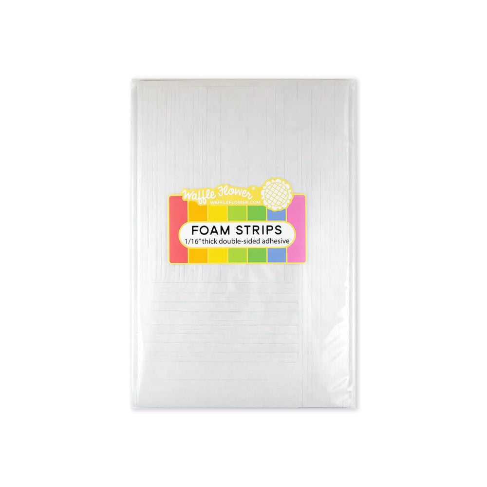 Waffle Flower Craft Foam Strips - Black 1/8" thick