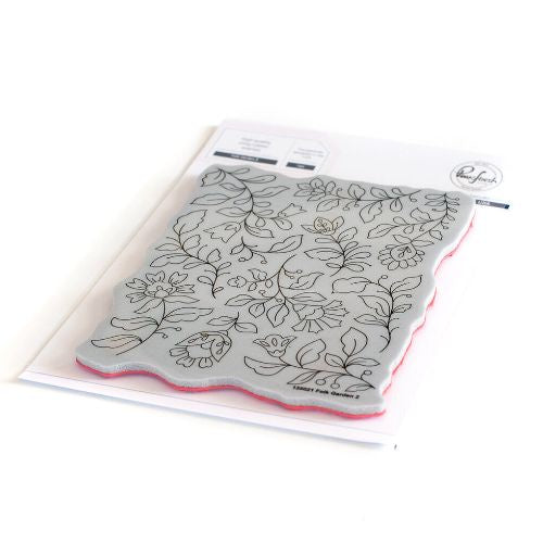 Pinkfresh Studio Folk Garden 2 cling stamp RETIRED