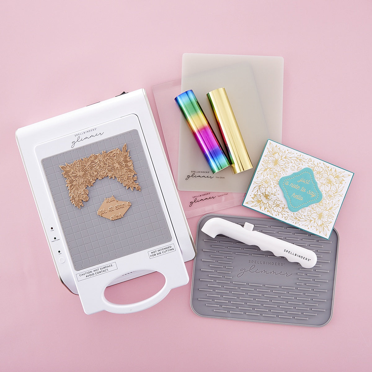 Spellbinders GLIMMER HOT FOIL SYSTEM/ MACHINE  Australian Plug * - POSTAGE AS PER ACTUALS