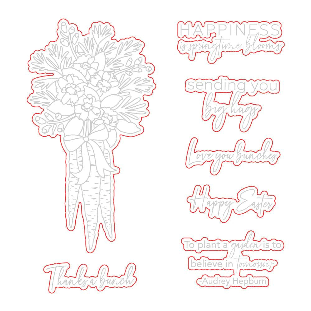 Honey Bee Stamps Garden Bouquet - Honey Cuts