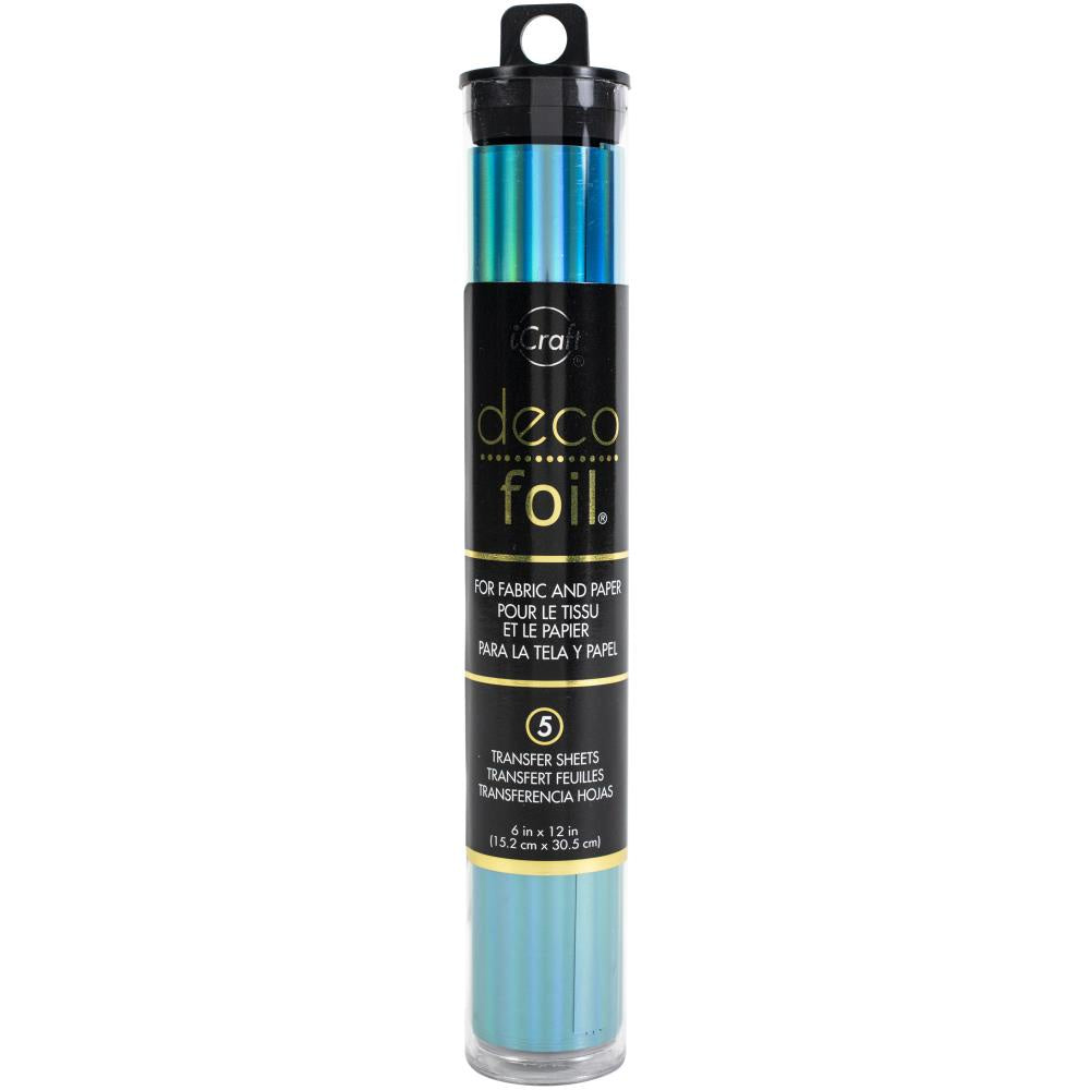 iCraft Deco Foil Transfer Sheets 6"X12" 5/Pkg Glass Slipper