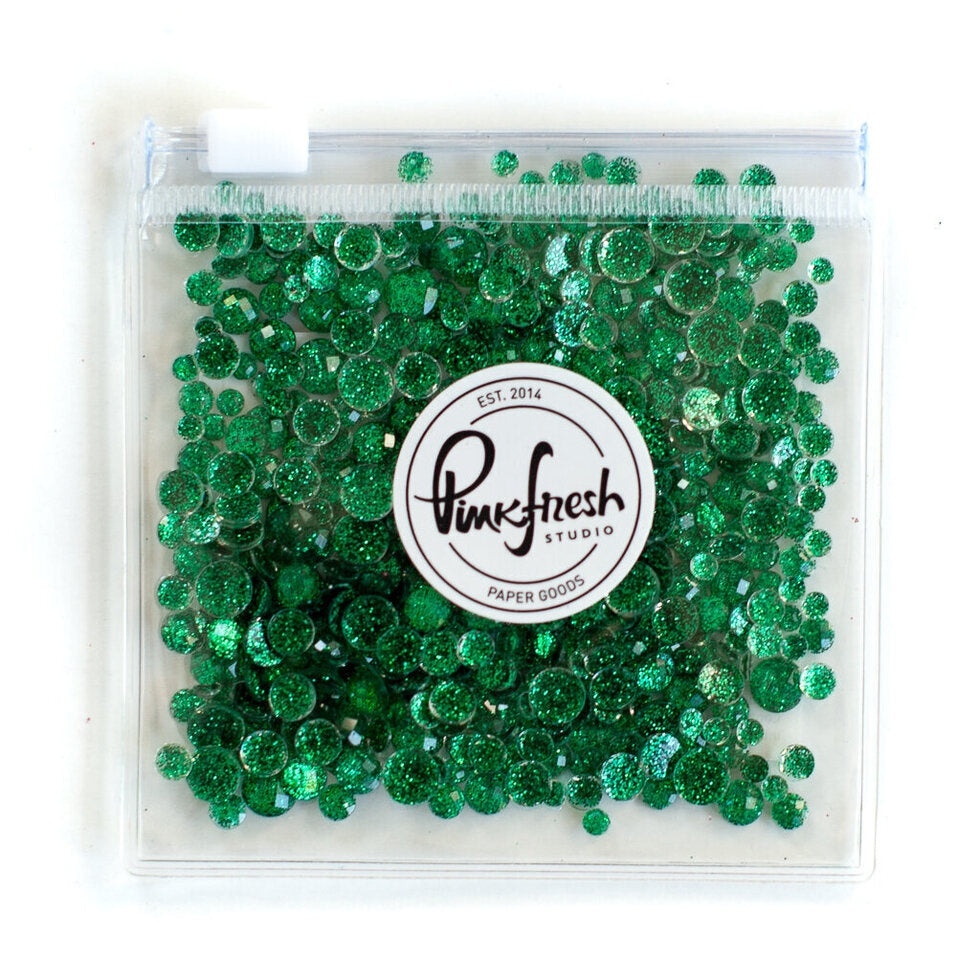 Pinkfresh Studio Glitters Drops: Jade - Auzz Trinklets N Krafts