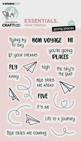Creative Craftlab Going Places Essentials Clear Stamp EN (CCL-ES-STAMP582)