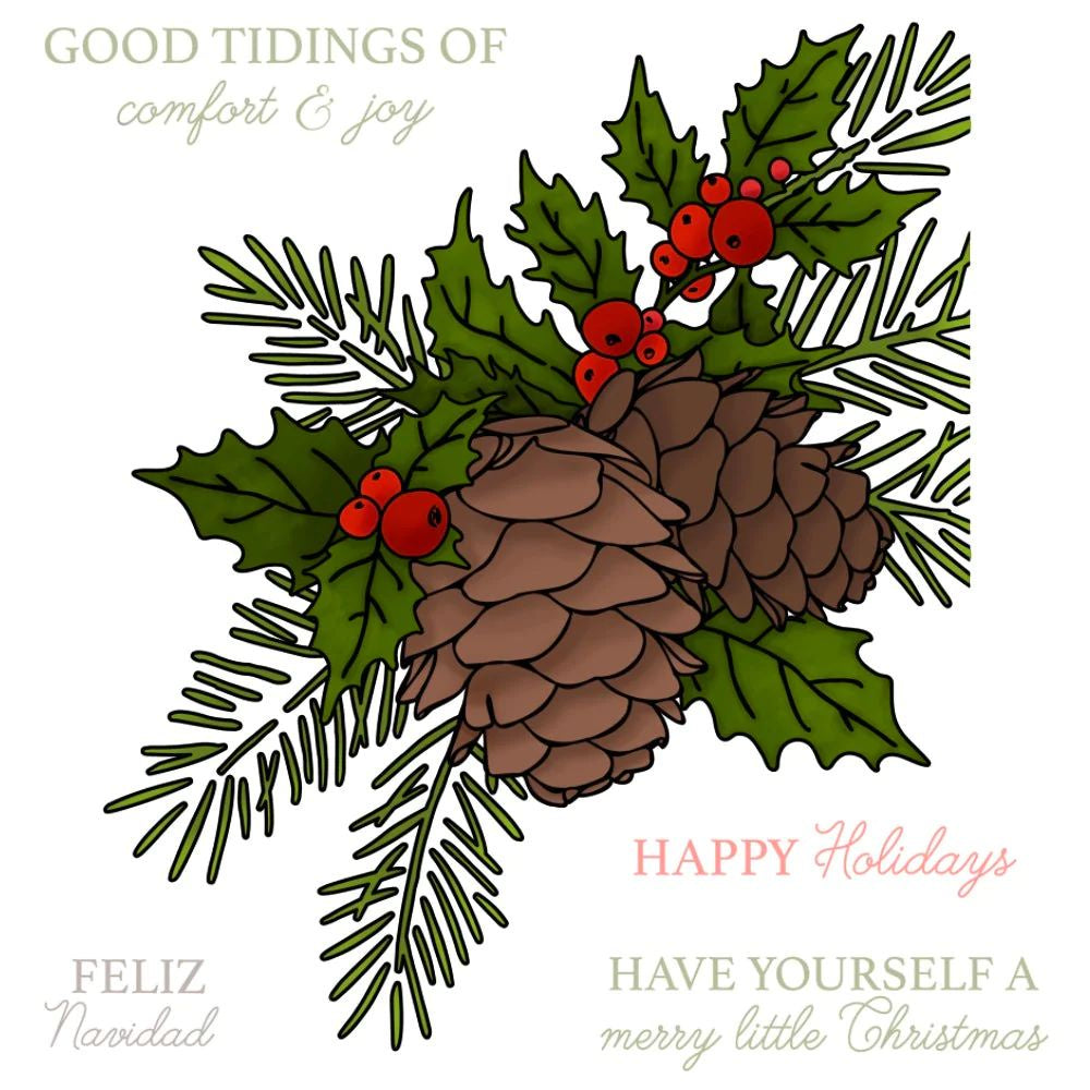 Honey Bee Stamps Good Tidings 4x5 Stamp Set