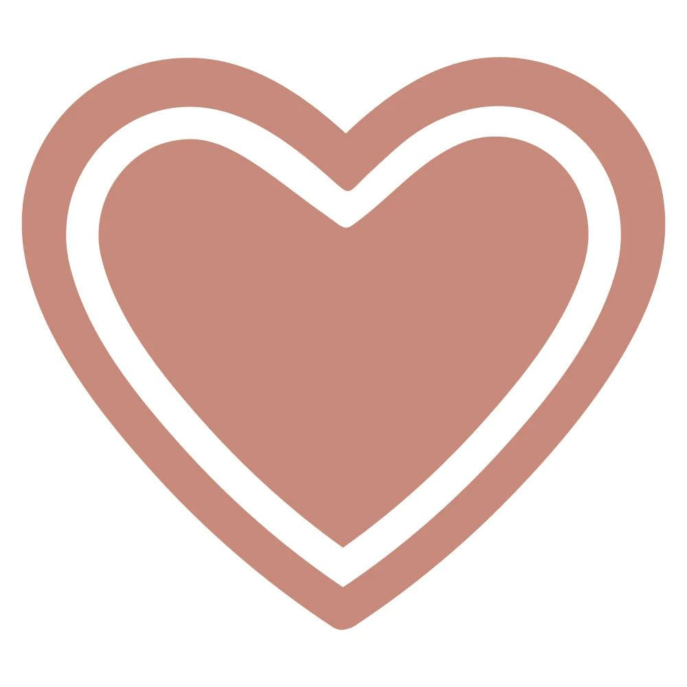 Honey Bee Stamps Heart Frame - Wax Stamper