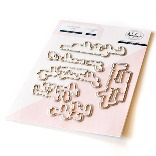 Pinkfresh Studio Heart Smiles stamp/die Bundle Retired