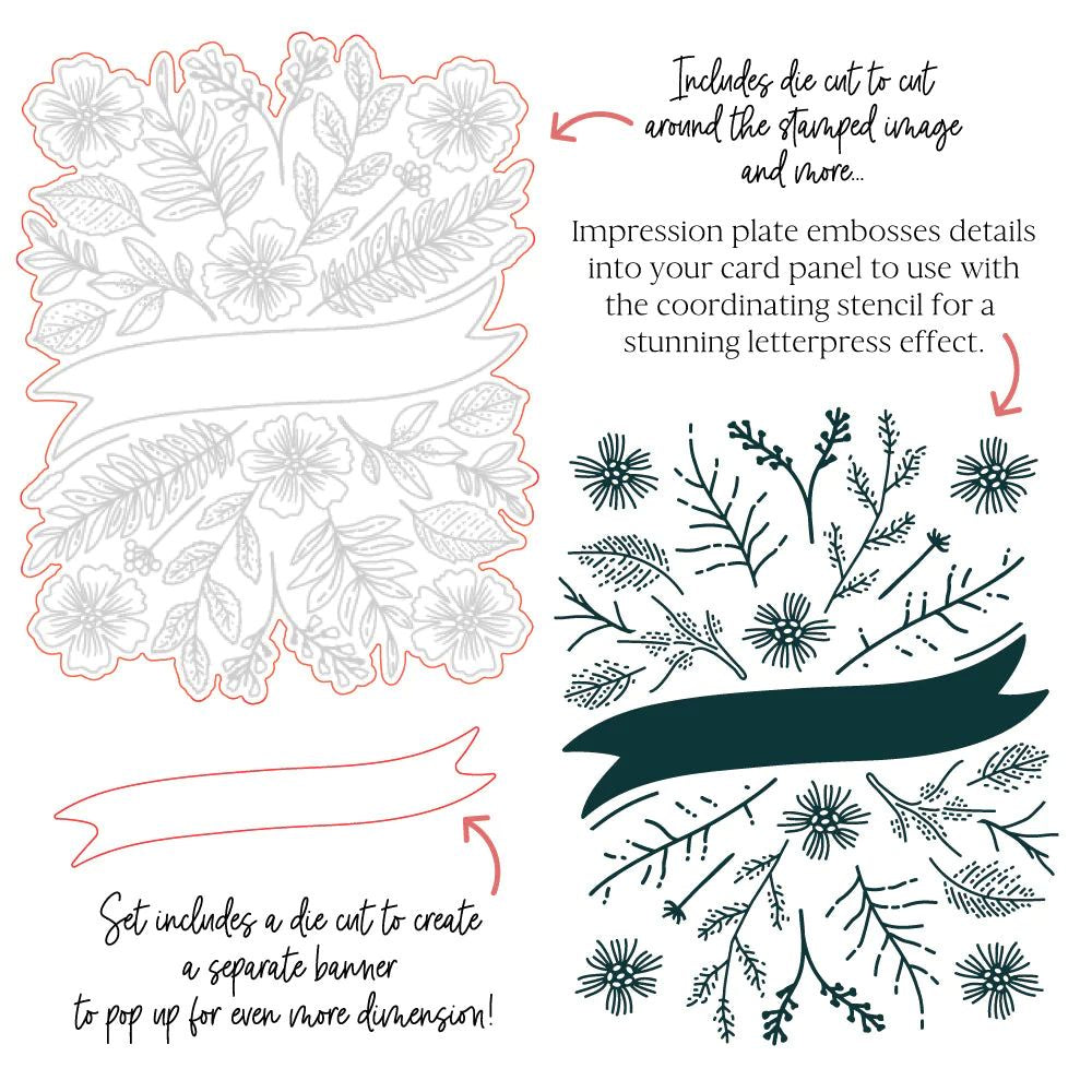 Honey Bee Stamps Impressions: Bountiful Banner - Honey Cuts