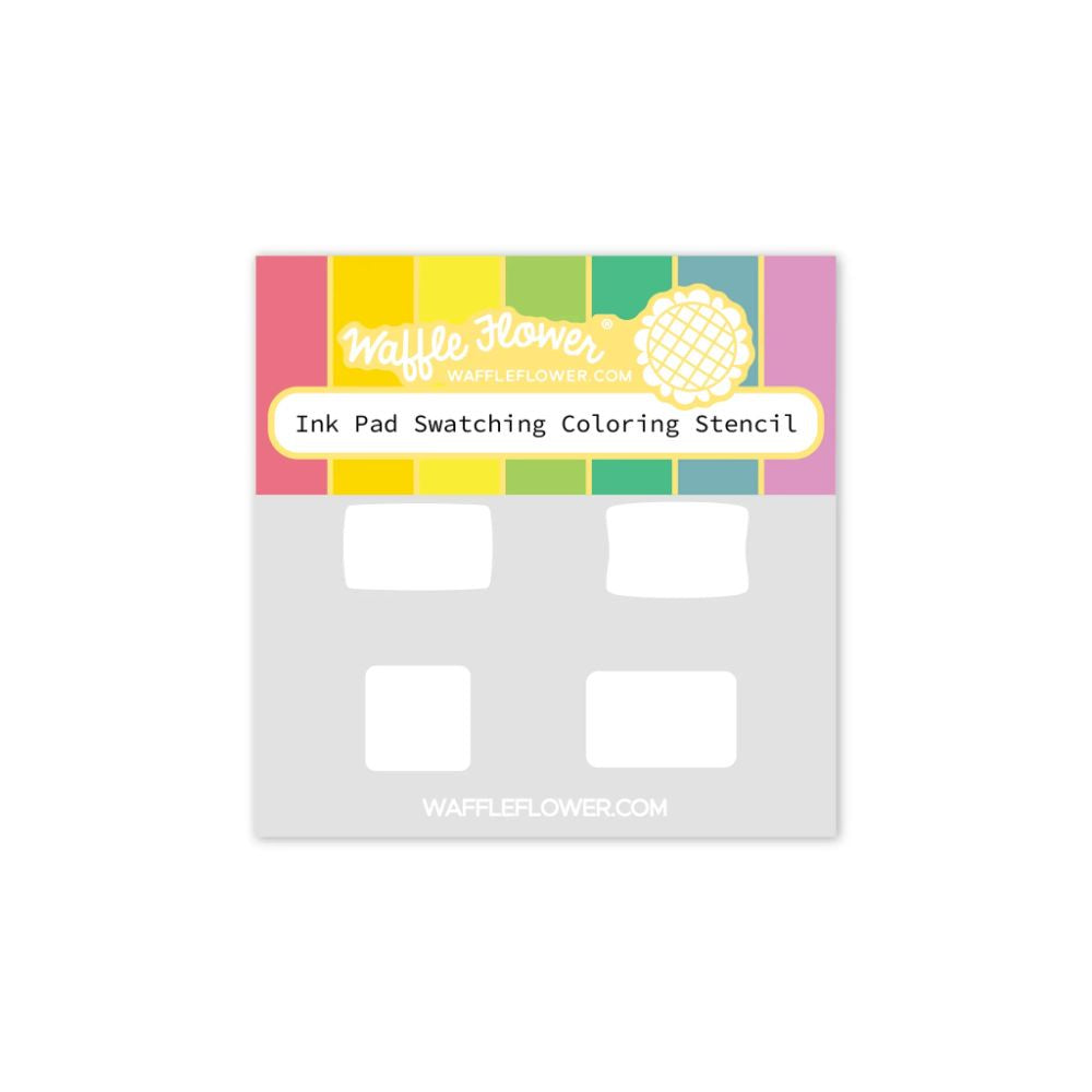 Waffle Flower Crafts Ink Pad Swatching Coloring Stencil