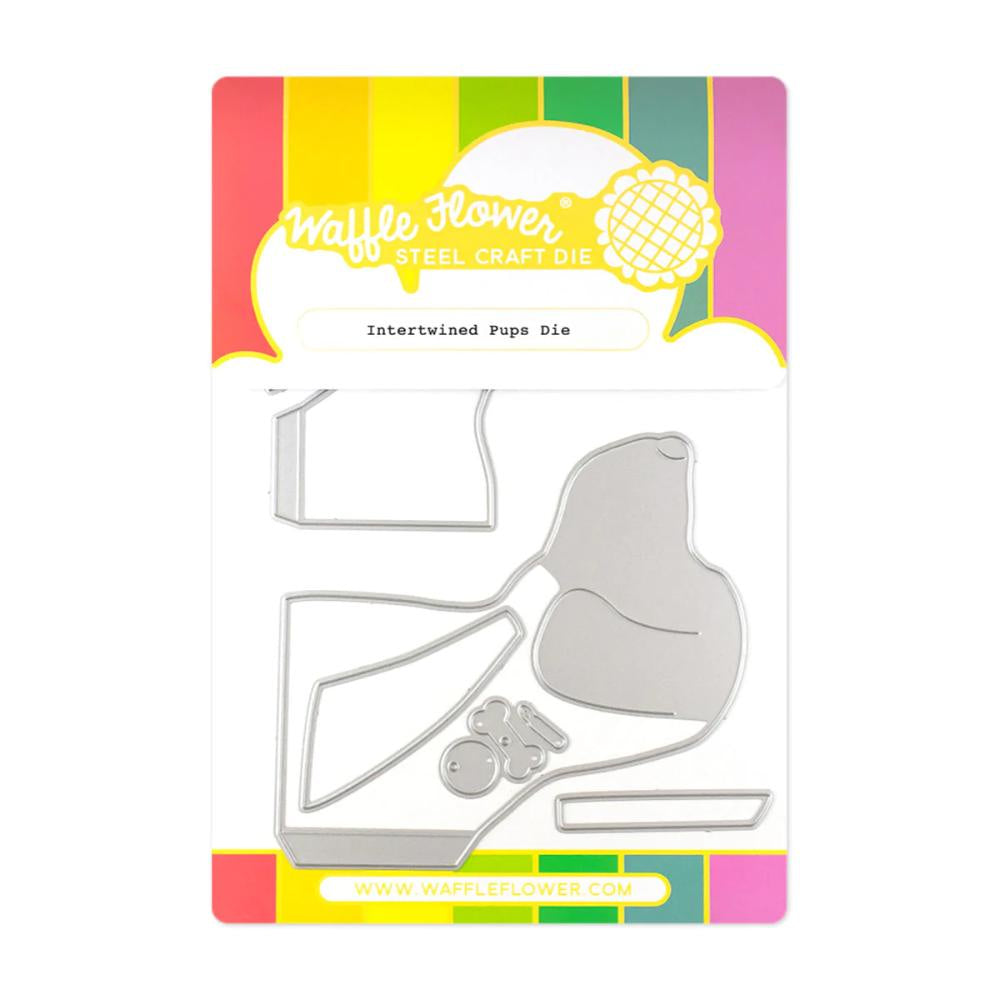 Waffle Flower Intertwined Pups Die