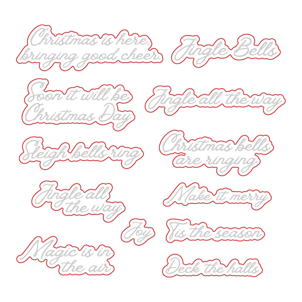 Honeybee Stamps Jingle All The Way - Honey Cuts