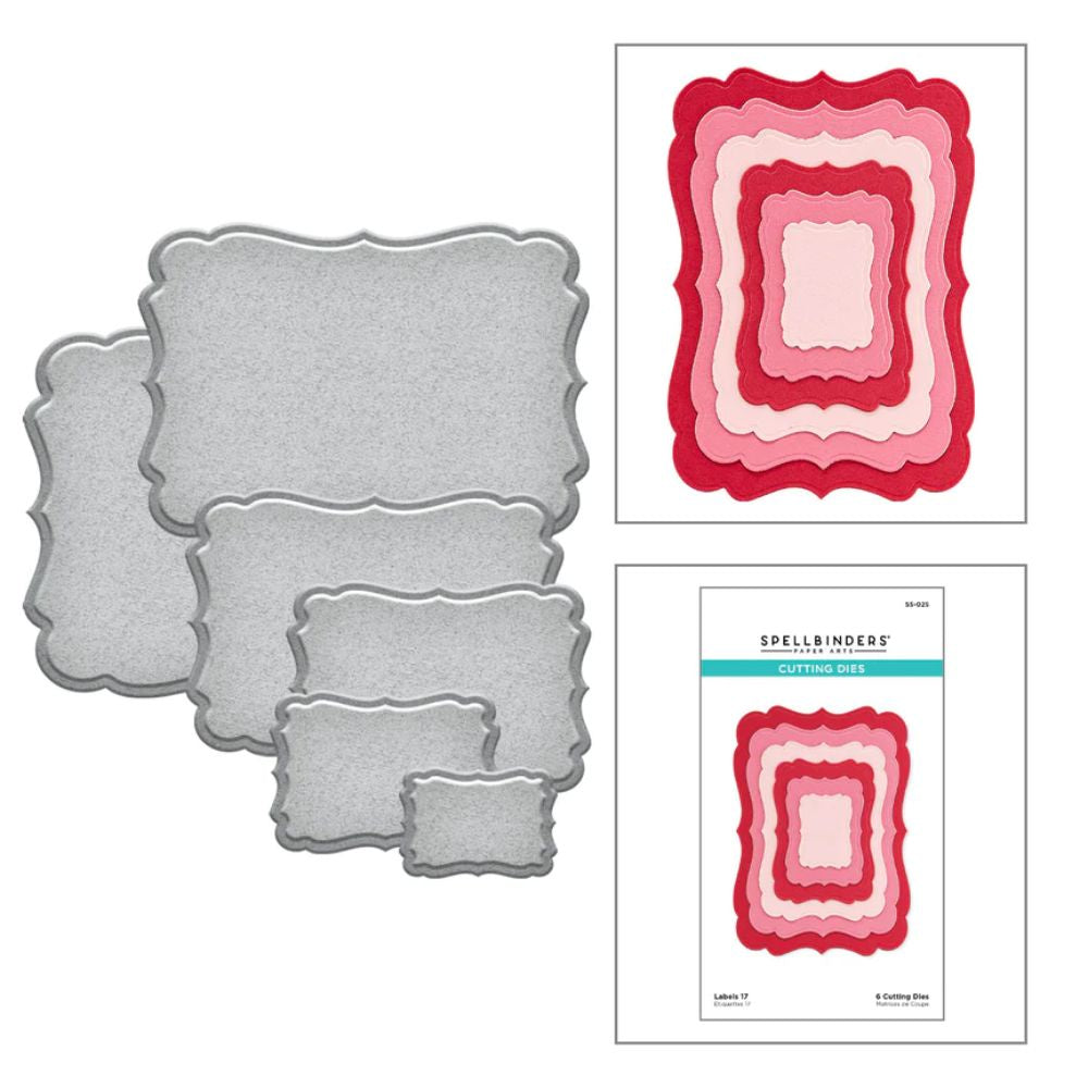 Spellbinders Labels 17 Etched Dies