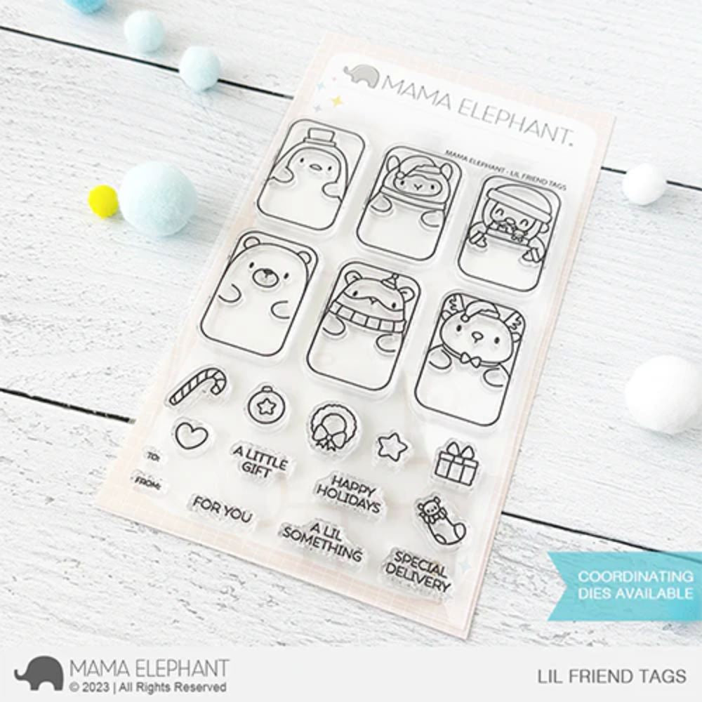 Mama Elephant LIL FRIEND TAGS