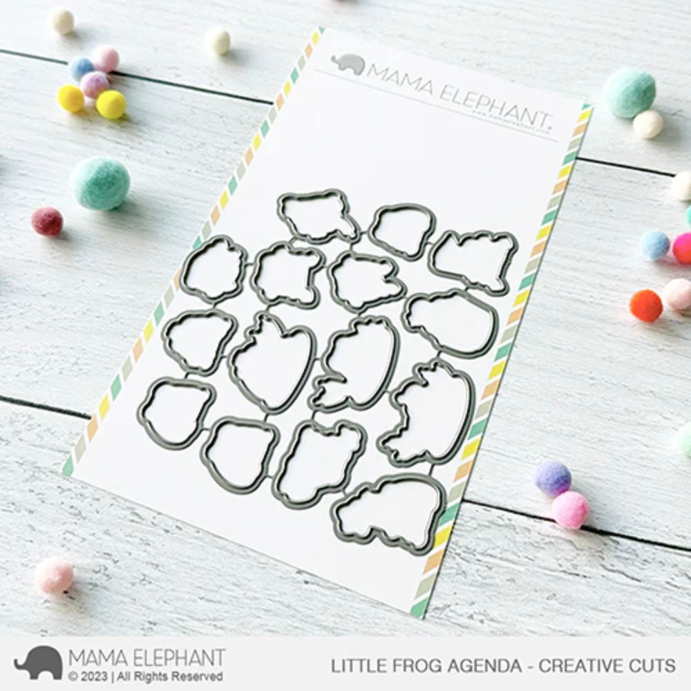 Mama Elephant Little Frog Agenda - Creative Cuts
