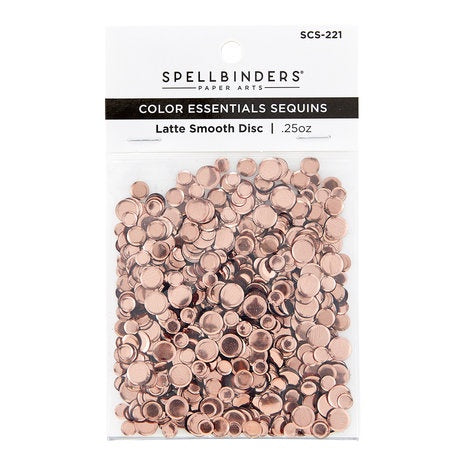 Spellbinders Latte Smooth Discs Sequins (SCS-221)