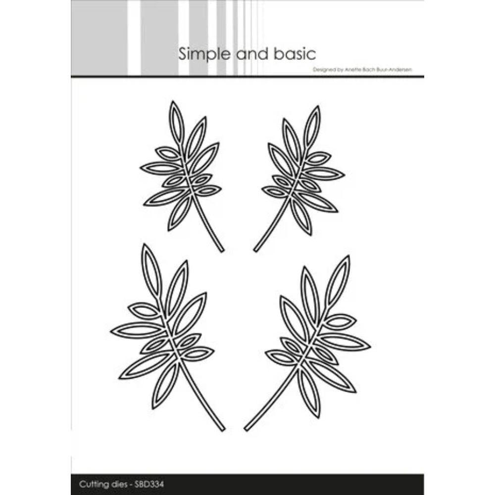 Simple and Basic Leaves Outline Cutting Dies (SBD334)