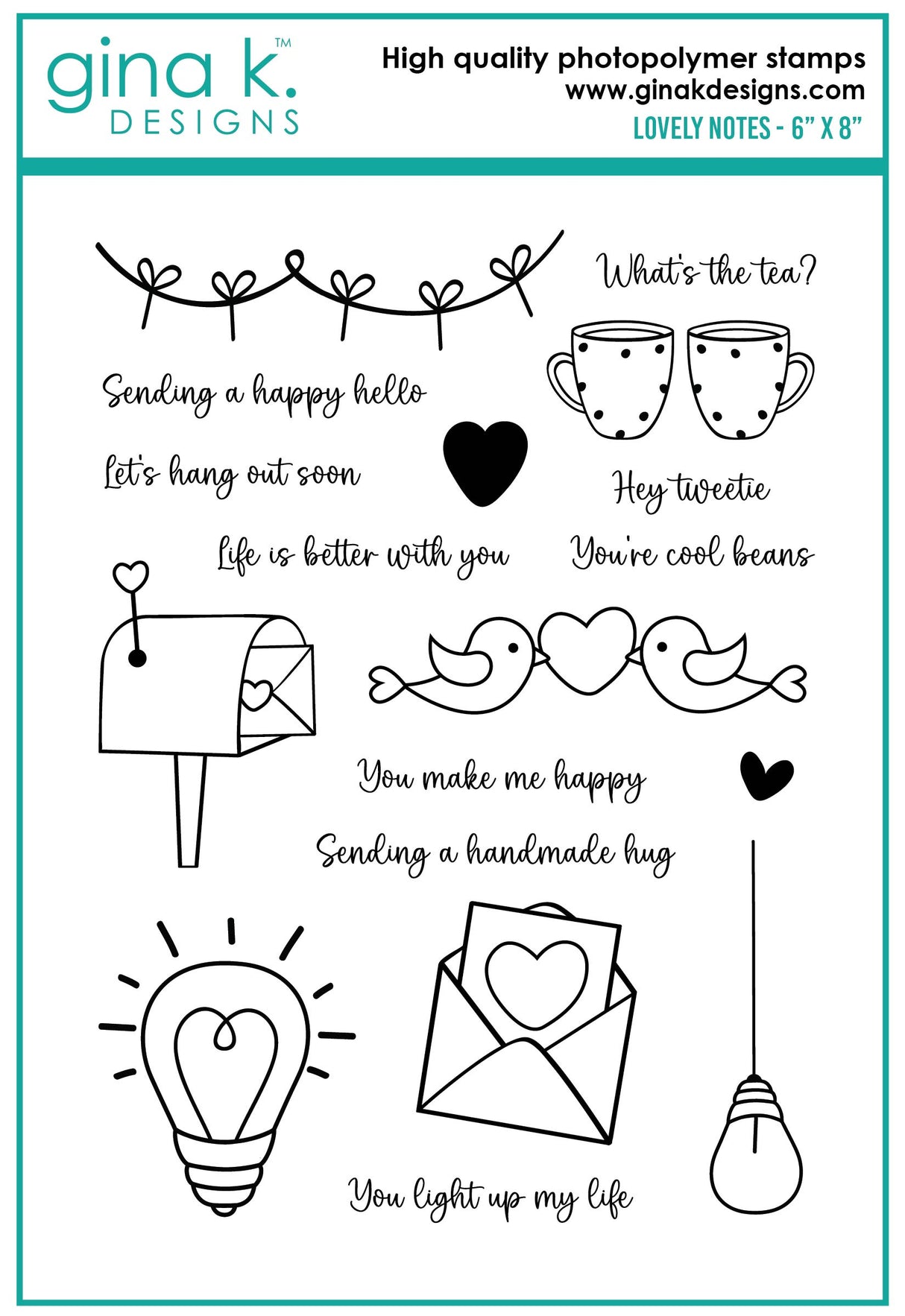 Gina K Designs Bundle- Lovely Notes