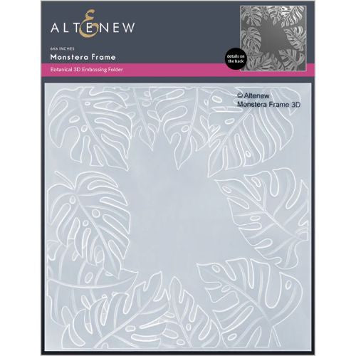 Altenew Monstera Frame 3D Embossing Folder