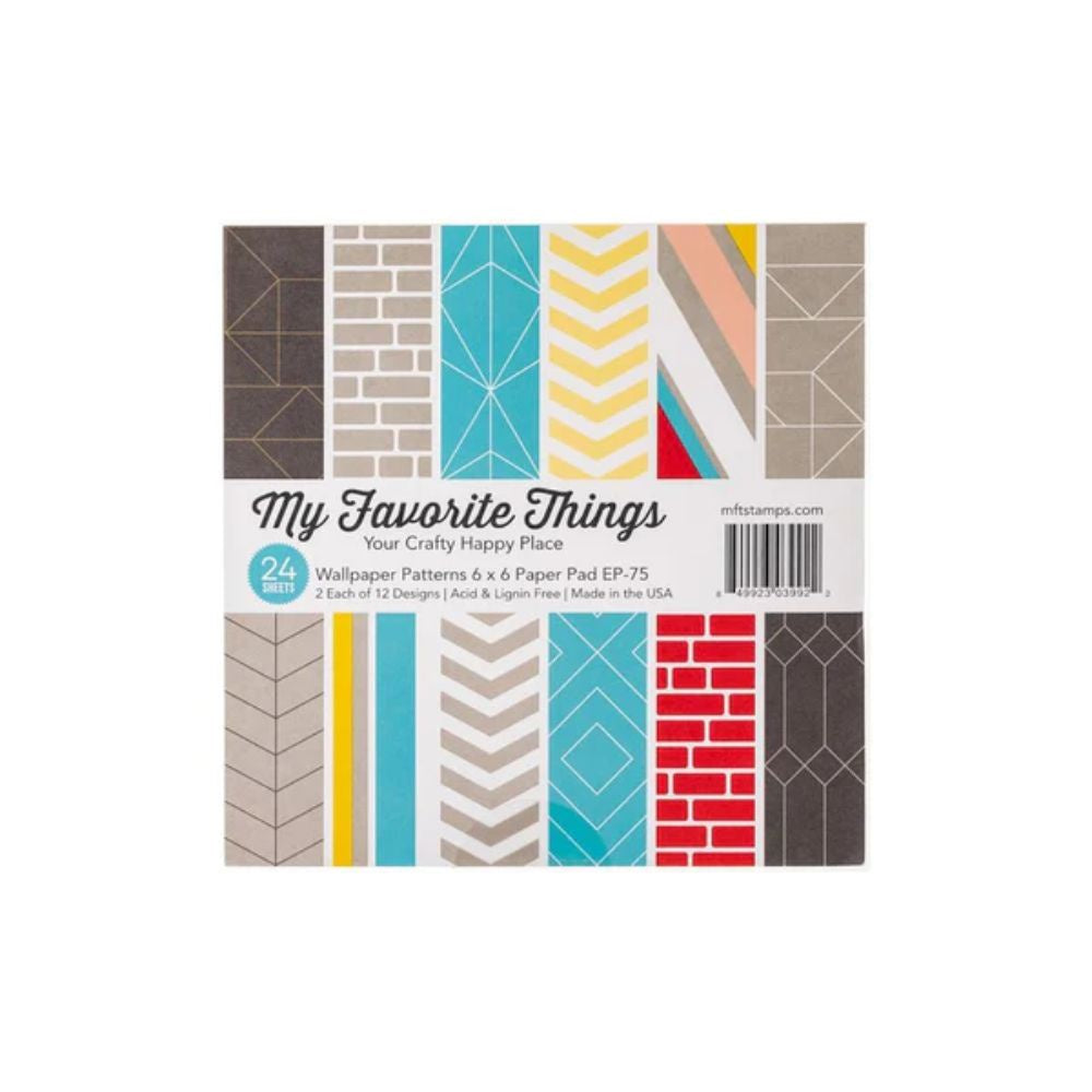 My Favourite Things Wallpaper Patterns 6x6 paper pad