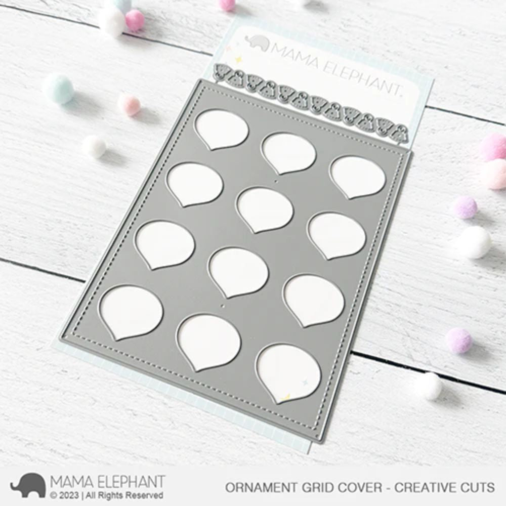 Mama Elephant Ornament Grid Cover - Creative Cuts