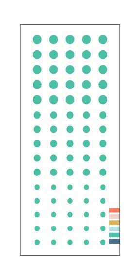 Concord & 9th ENAMEL DOTS - Oceanside