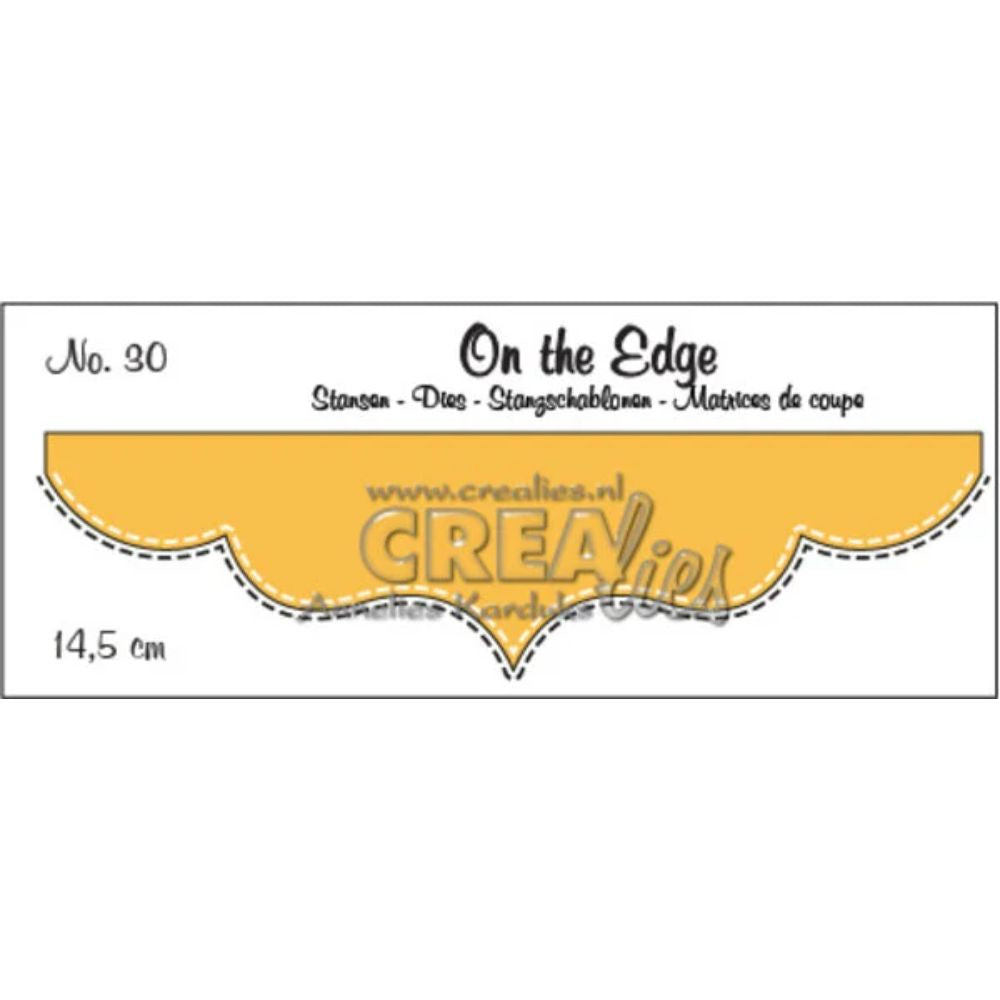 Crealies On The Edge Dies No. 30 with Double Stitchline (CLOTE30)