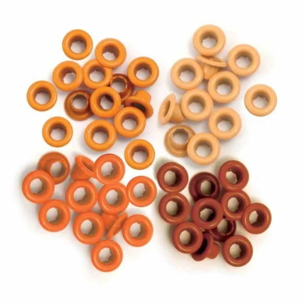 We R Makers Orange Crop-A-Dile Standard Eyelet (60pcs) (41574-9)