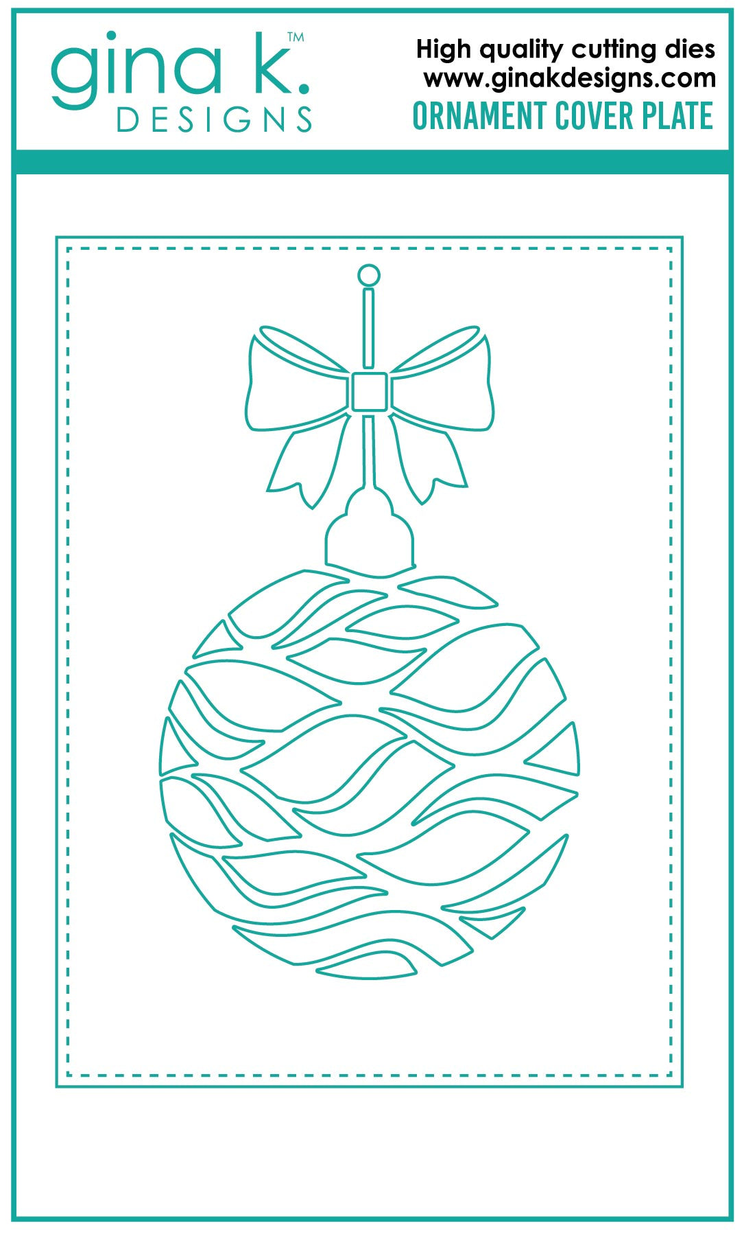 Gina K Designs DIE- Ornament Cover Plate