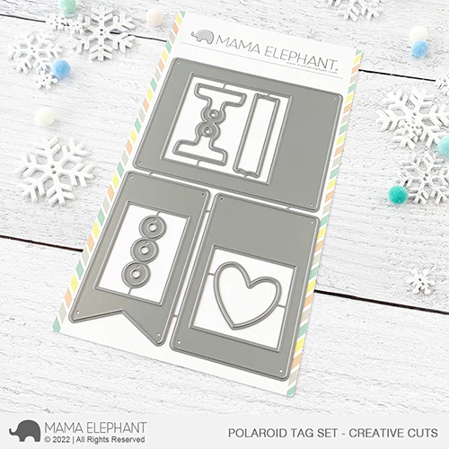 Mama Elephant Polaroid Tag Set - Creative Cuts