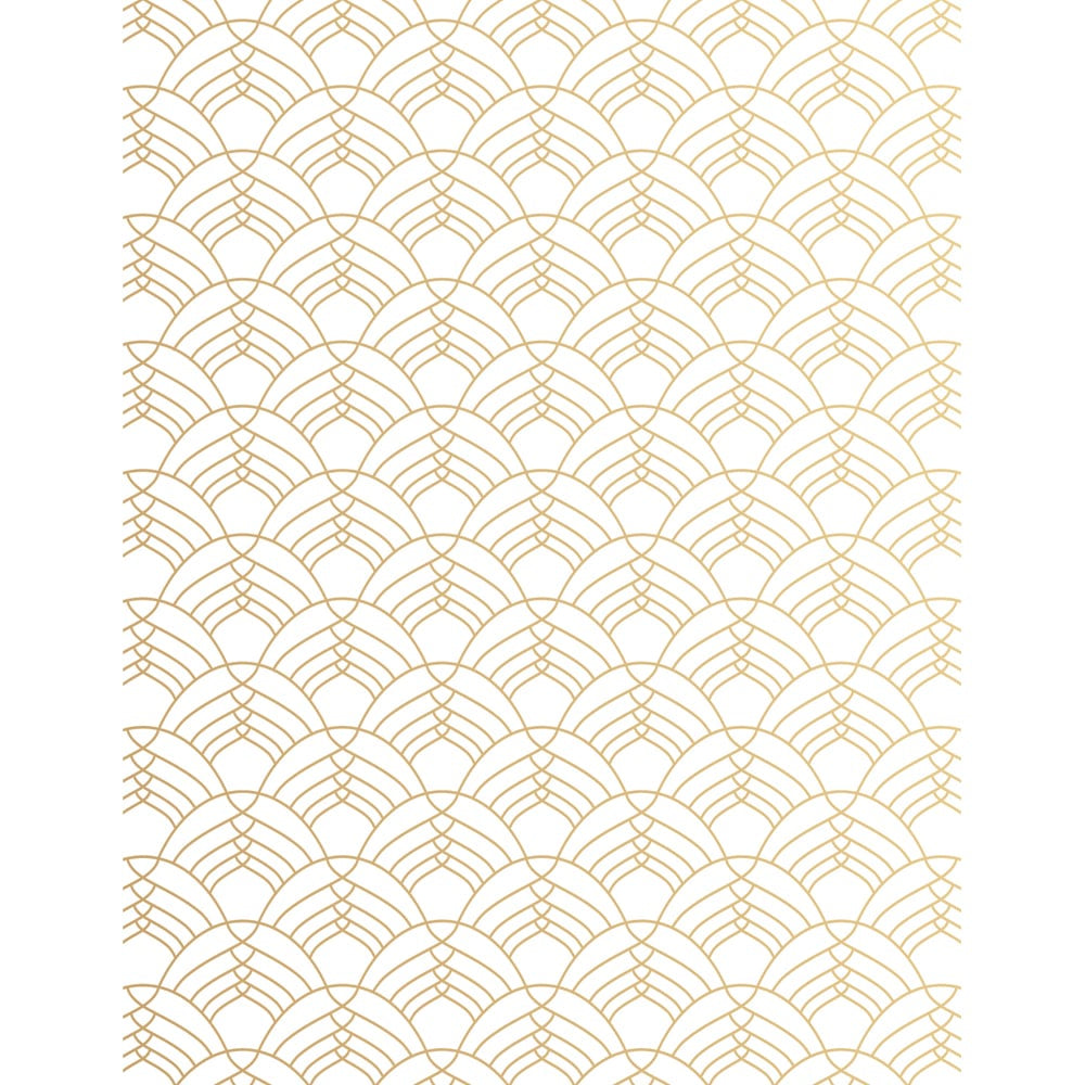 Poppy Stamps PSF805 Deco Shells Hot Foil Plate